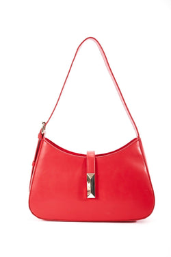 Carraig Donn Adjustable Strap Shoulder Bag in Red