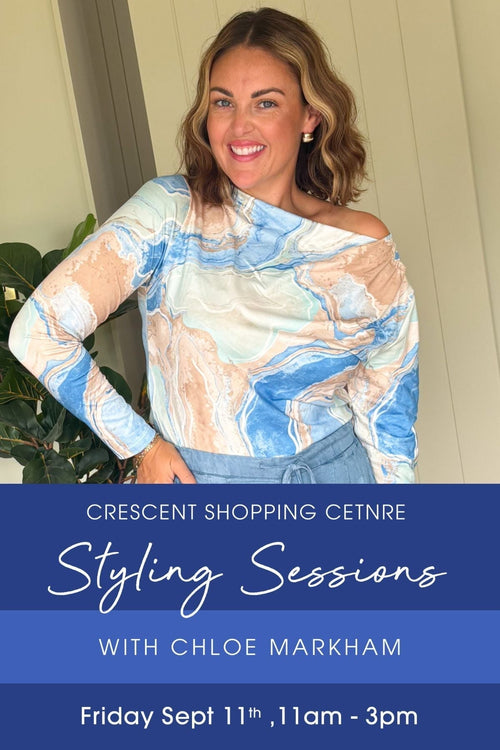 Live Styling Sessions with Chloe Markham at Crescent Shopping Centre