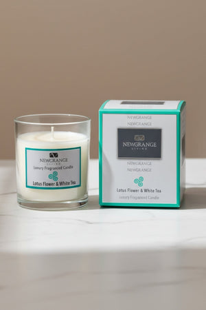 Carraig Donn 1 Wick Lotus Flower & White Tea Candle