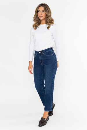 Carraig Donn 100% Cotton Straight Leg Jean Indigo