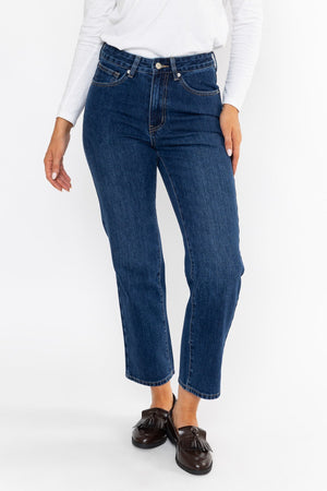 Carraig Donn 100% Cotton Straight Leg Jean Indigo