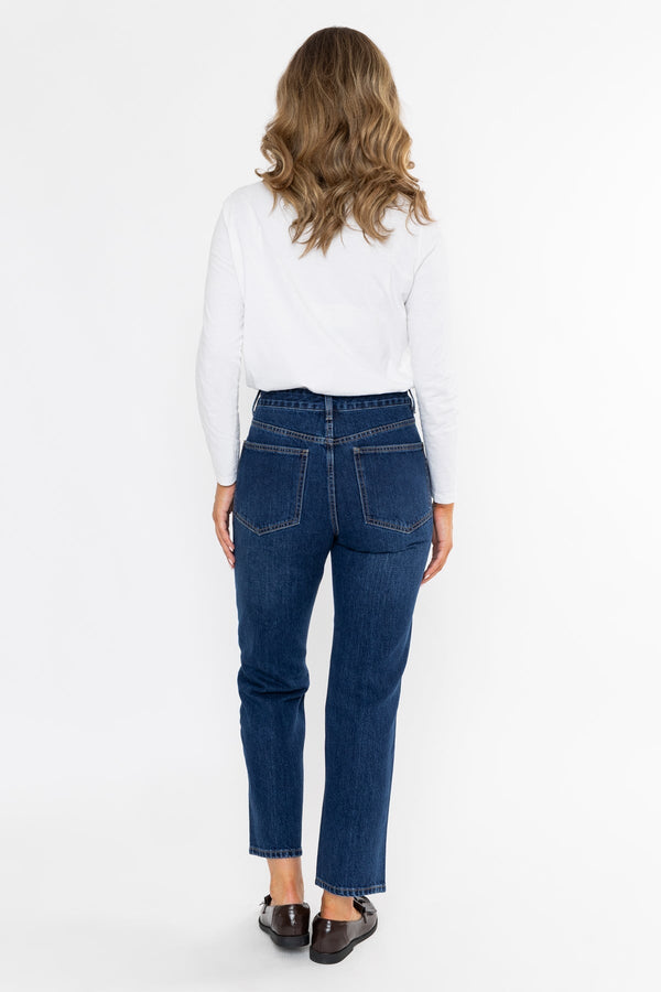 Carraig Donn 100% Cotton Straight Leg Jean Indigo
