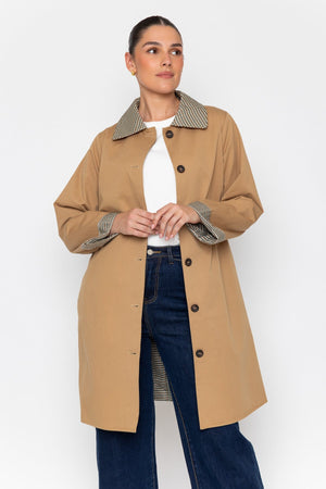 Carraig Donn 100% Cotton Trench Coat
