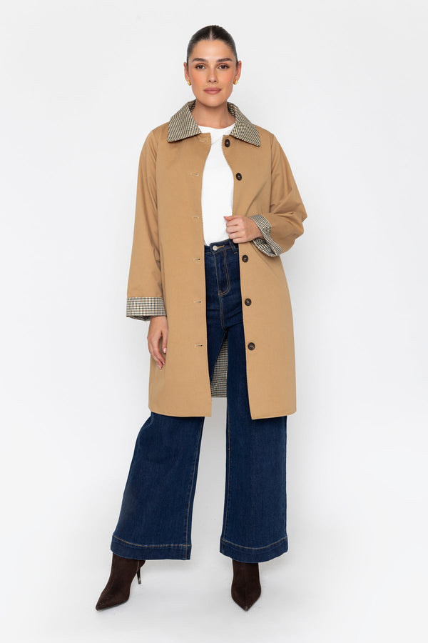 Carraig Donn 100% Cotton Trench Coat