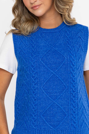 Carraig Donn 26Aw Cable Knit Vest
