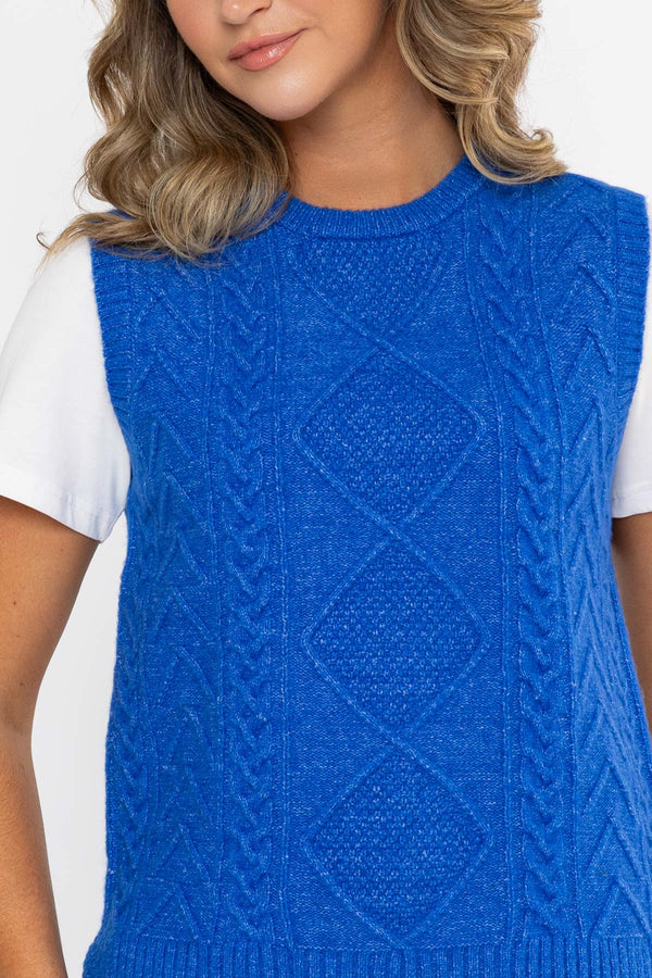Carraig Donn 26Aw Cable Knit Vest