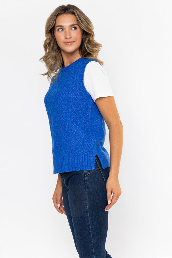 Carraig Donn 26Aw Cable Knit Vest