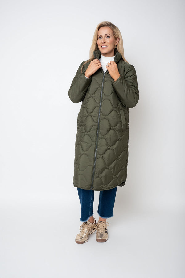 Carraig Donn 26Aw Longline Quilted Jacket
