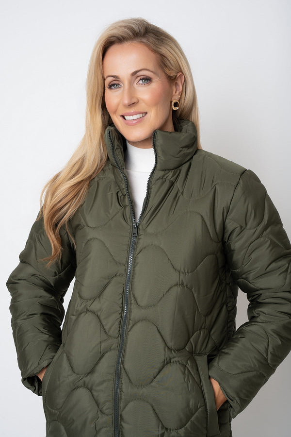 Carraig Donn 26Aw Longline Quilted Jacket