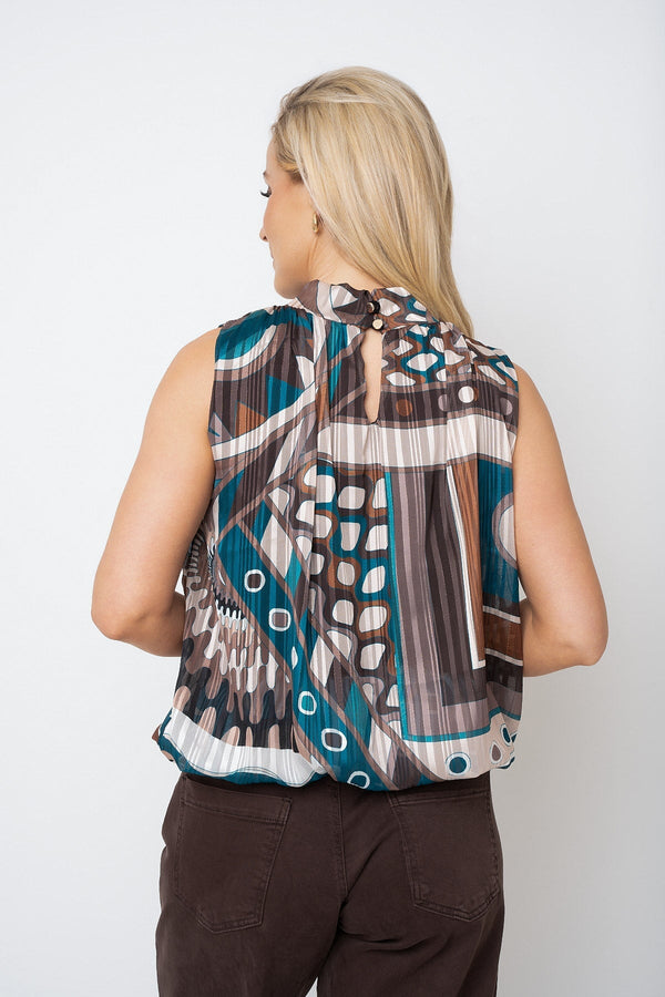 Carraig Donn 26Aw Lurex Print Halter Top