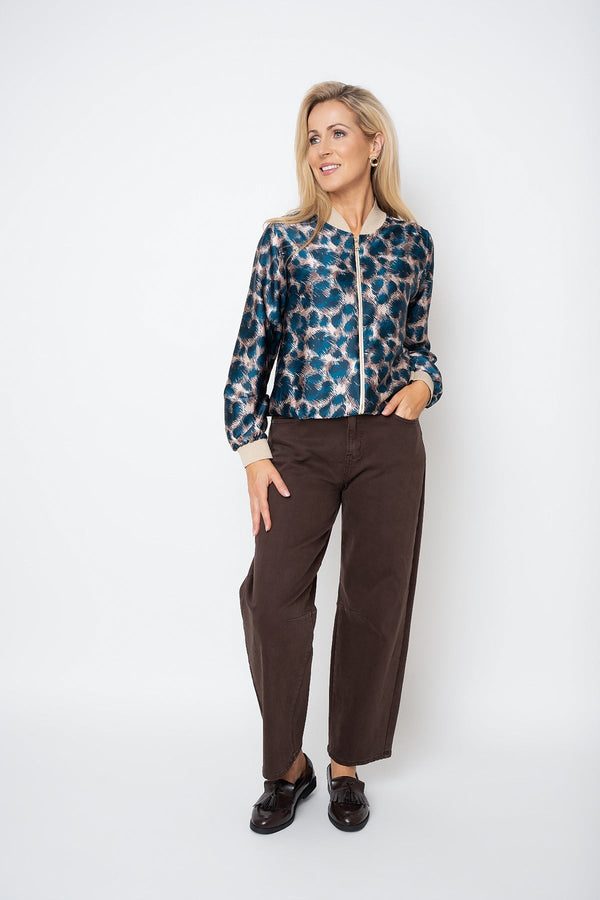 Carraig Donn 26Aw Printed Bomber Jacket