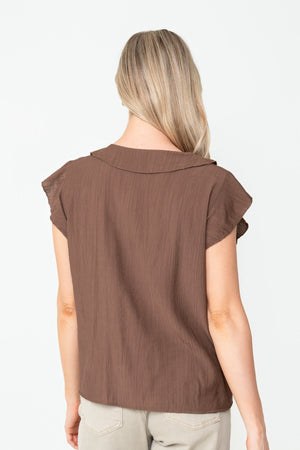 Carraig Donn 26Aw Ruffle Tie Top