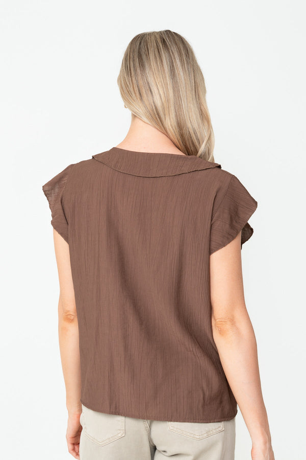 Carraig Donn 26Aw Ruffle Tie Top