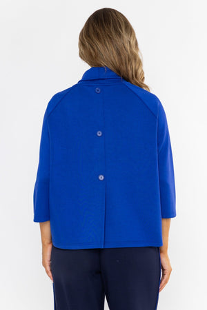 Carraig Donn 26Aw Soft Touch High Neck Top Blue