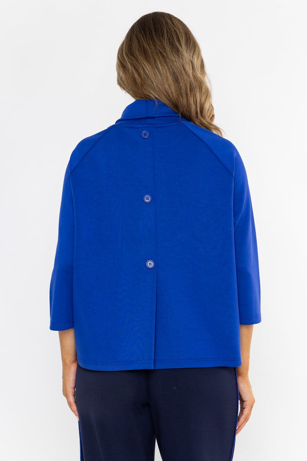Carraig Donn 26Aw Soft Touch High Neck Top Blue