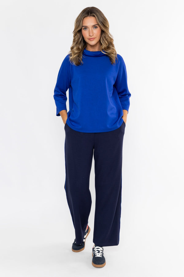 Carraig Donn 26Aw Soft Touch High Neck Top Blue