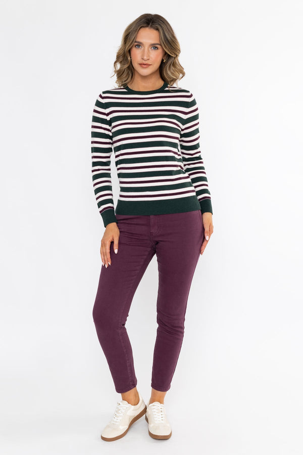 Carraig Donn 26Aw Soft Touch Stripe Crew