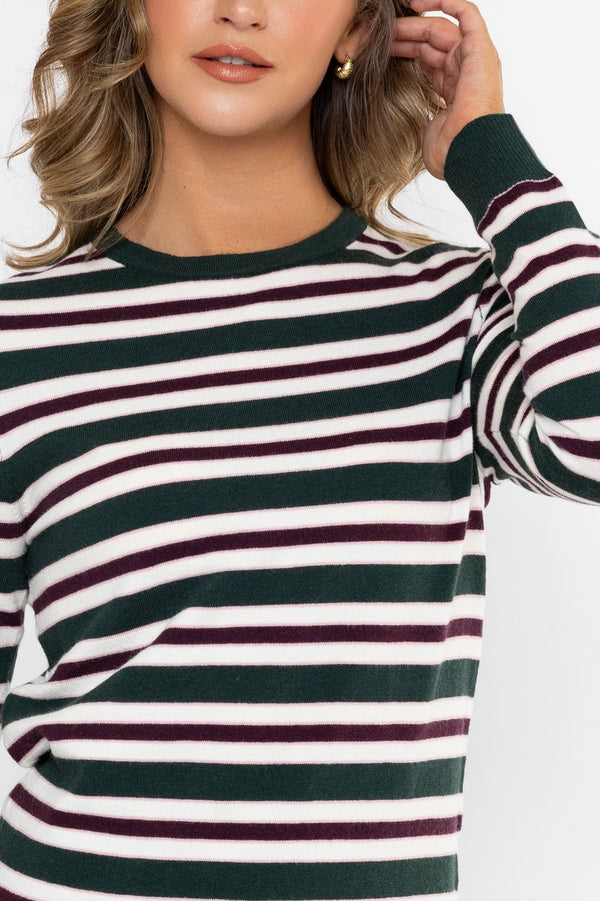 Carraig Donn 26Aw Soft Touch Stripe Crew