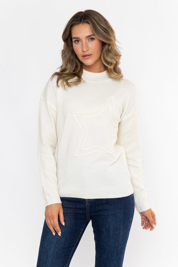 Carraig Donn 26Aw Star Detail Longline Knit