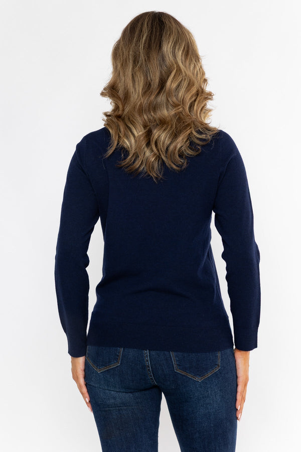Carraig Donn 26Aw Star Embroidered Crew Knit