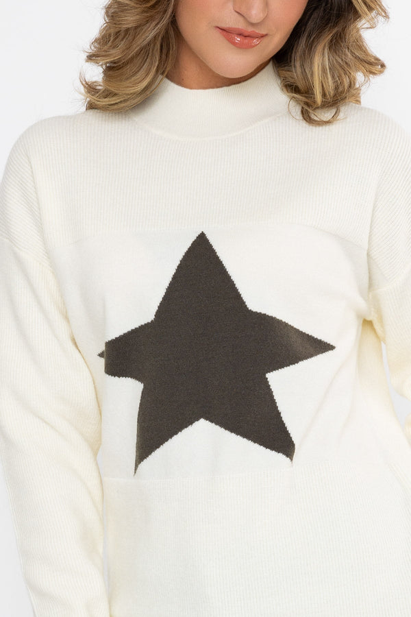Carraig Donn 26Aw Star Longline Knit