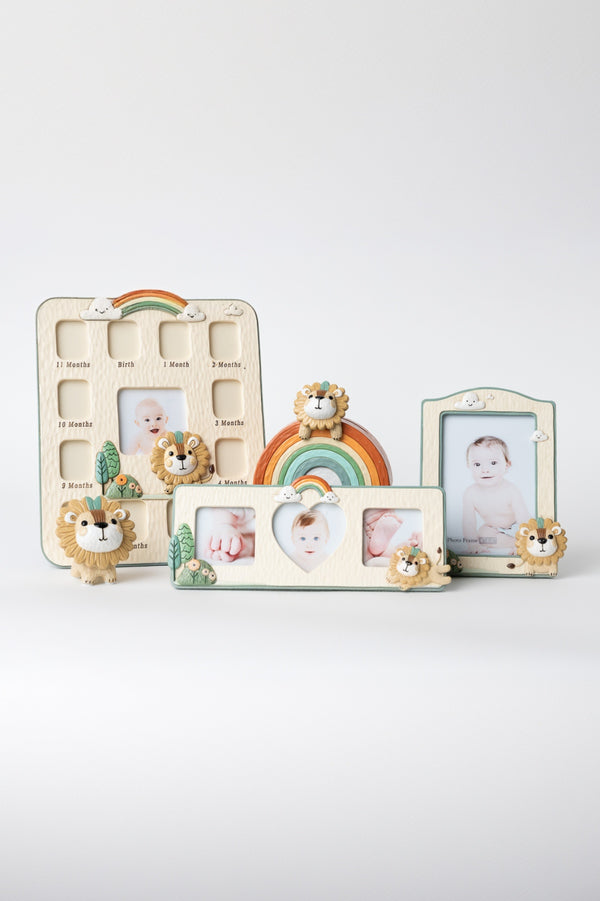Little Gems Leo The Lion Triple Photo Frame