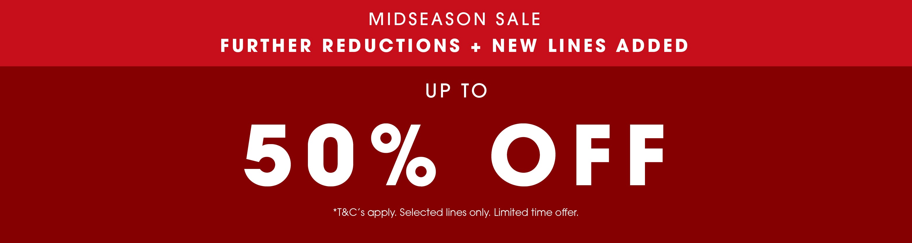 Mid Season Sale