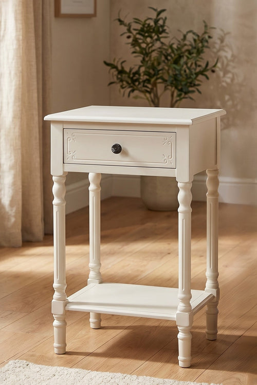 Antique Pearl Side Table