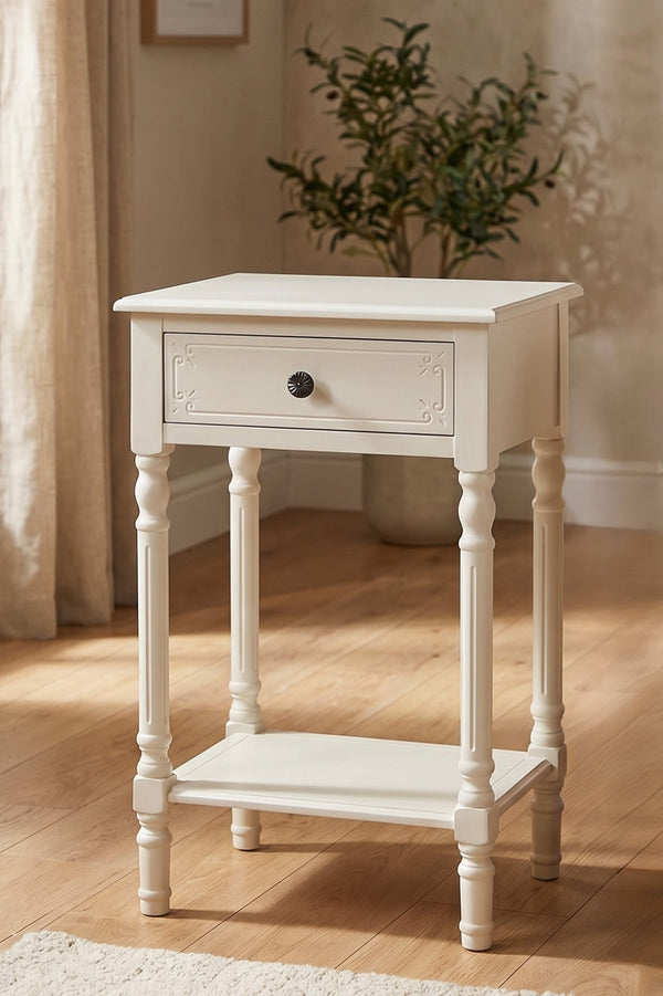 Antique Pearl Side Table