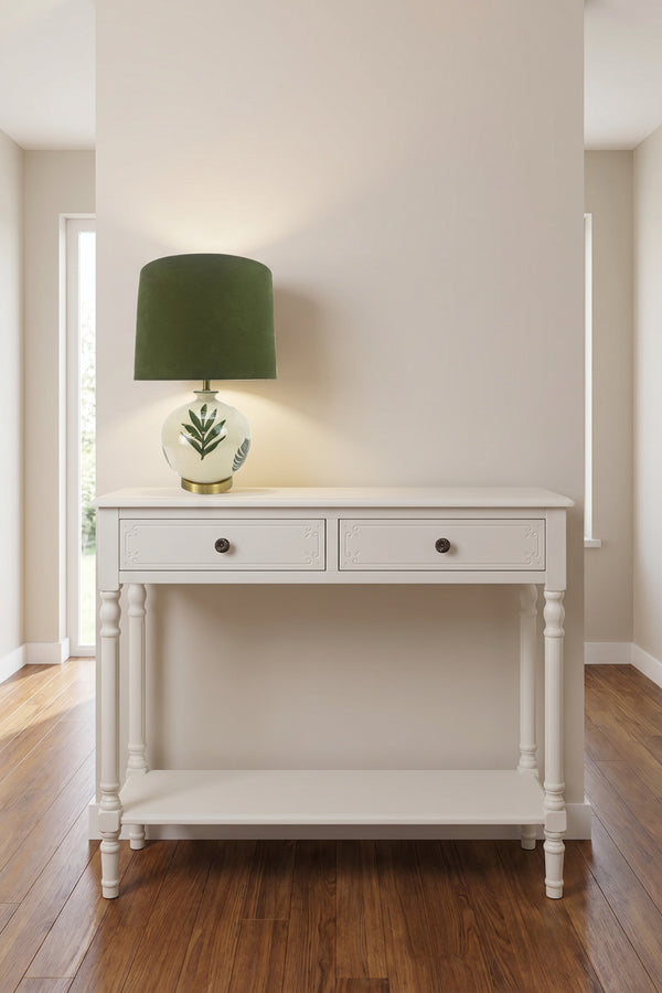 Antique Pearl Console Table
