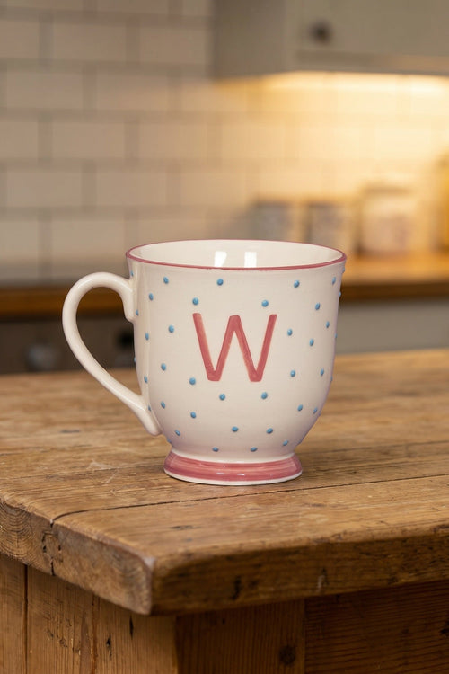 Alphabet Mug Dot W