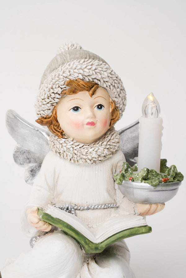 Carraig Donn Angel Sitting Light Up Christmas Decoration