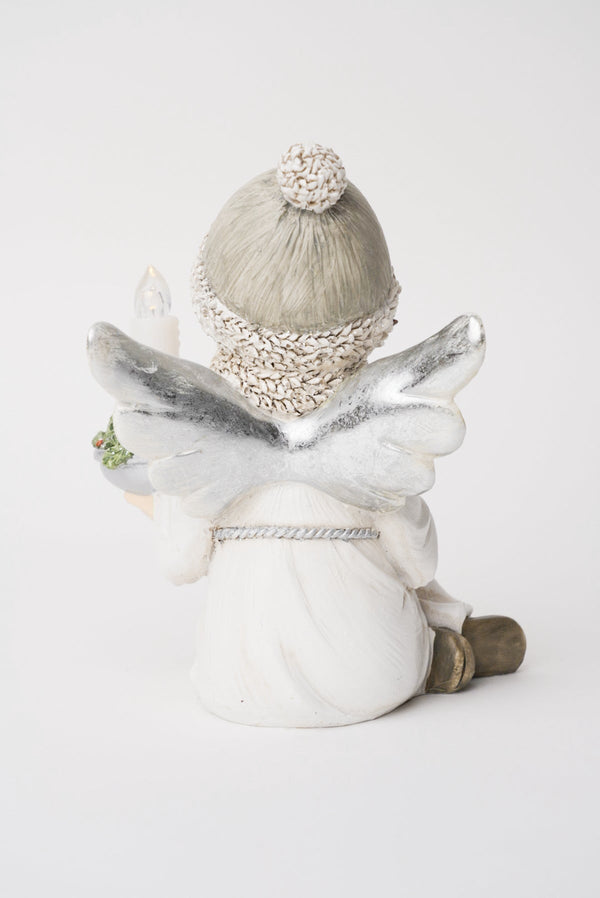 Carraig Donn Angel Sitting Light Up Christmas Decoration