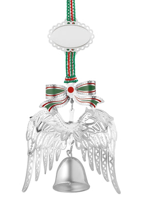 Carraig Donn Angel Wings With Bell Christmas Decoration