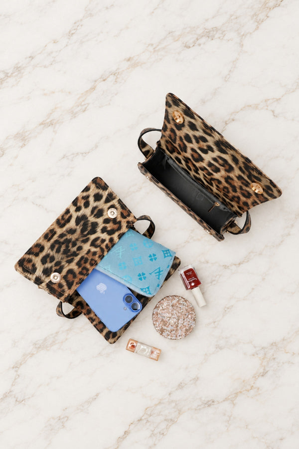 Carraig Donn Animal Print Top Handle Bag