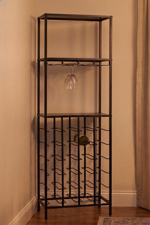 Carraig Donn Anna Black Iron H140cm Wine Unit