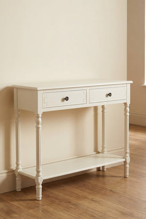 Carraig Donn Antique Pearl Console Table