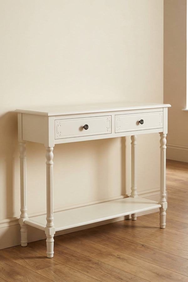 Carraig Donn Antique Pearl Console Table