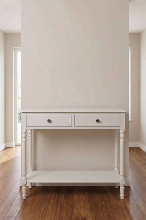 Antique Pearl Console Table