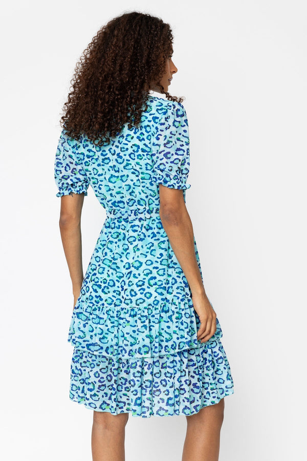 Carraig Donn Aqua Blue Katy Knee Length Dress