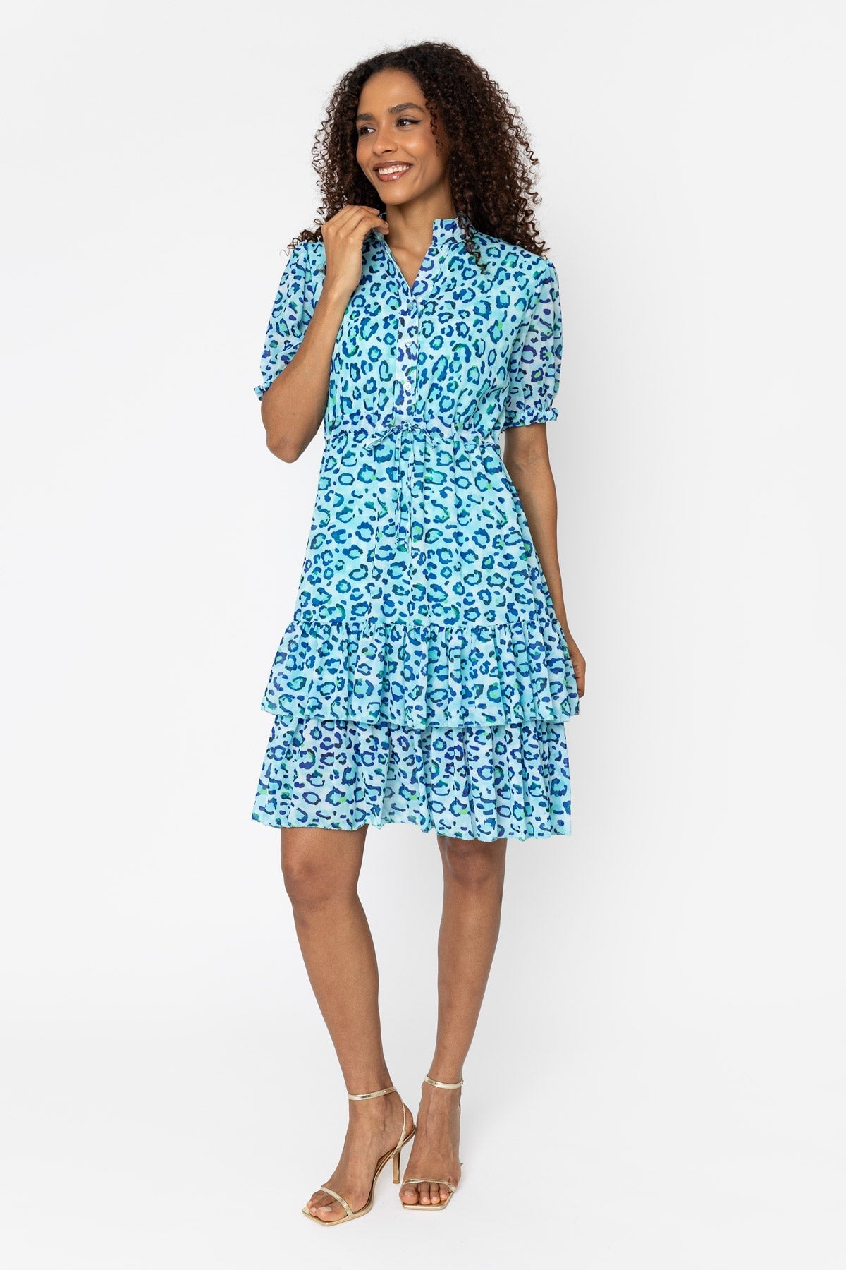 Aqua Blue Katy Knee Length Dress