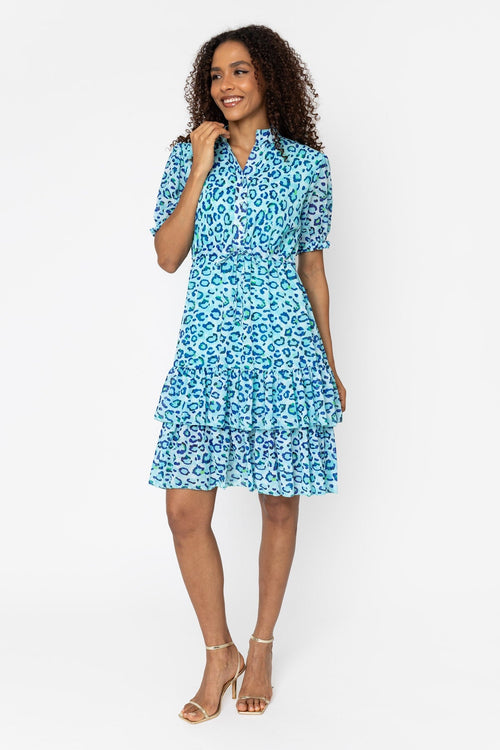 Aqua Blue Katy Knee Length Dress