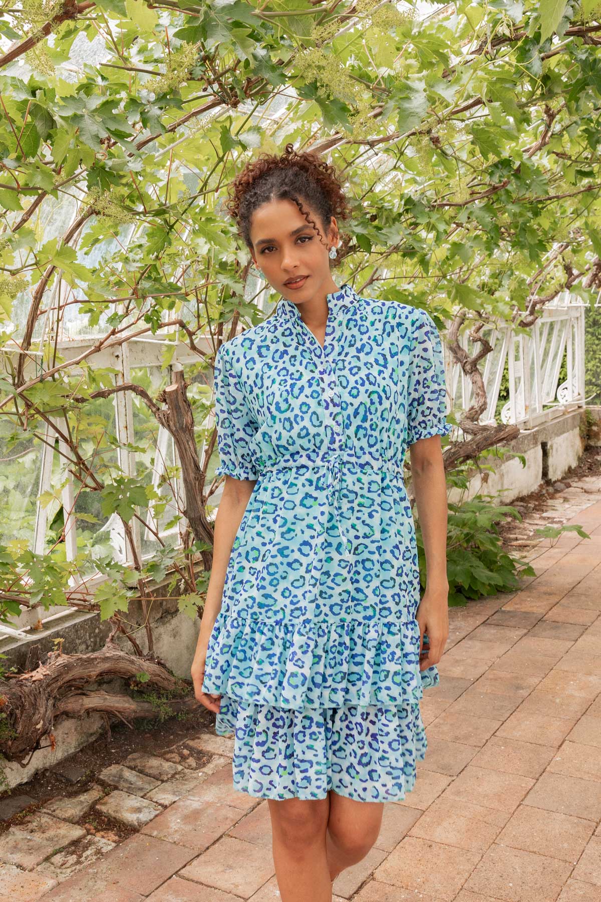 Aqua Blue Katy Knee Length Dress
