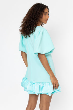 Carraig Donn Aqua Blue Sadhbh Mini Dress
