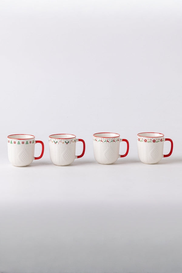 Carraig Donn Aran Festive Mug Set Of 4