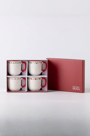 Carraig Donn Aran Festive Mug Set Of 4