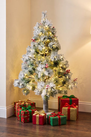 Carraig Donn Artificial Fir 100cm Christmas Tree With LED Lights