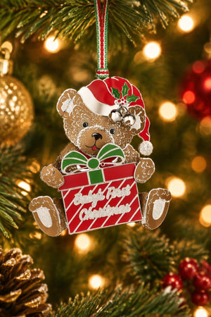 Carraig Donn Babys First Christmas Teddy Bear Tree Decoration