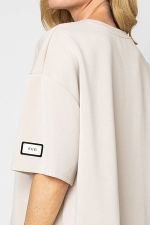 Carraig Donn Beige Soft Touch Short Sleeve Top