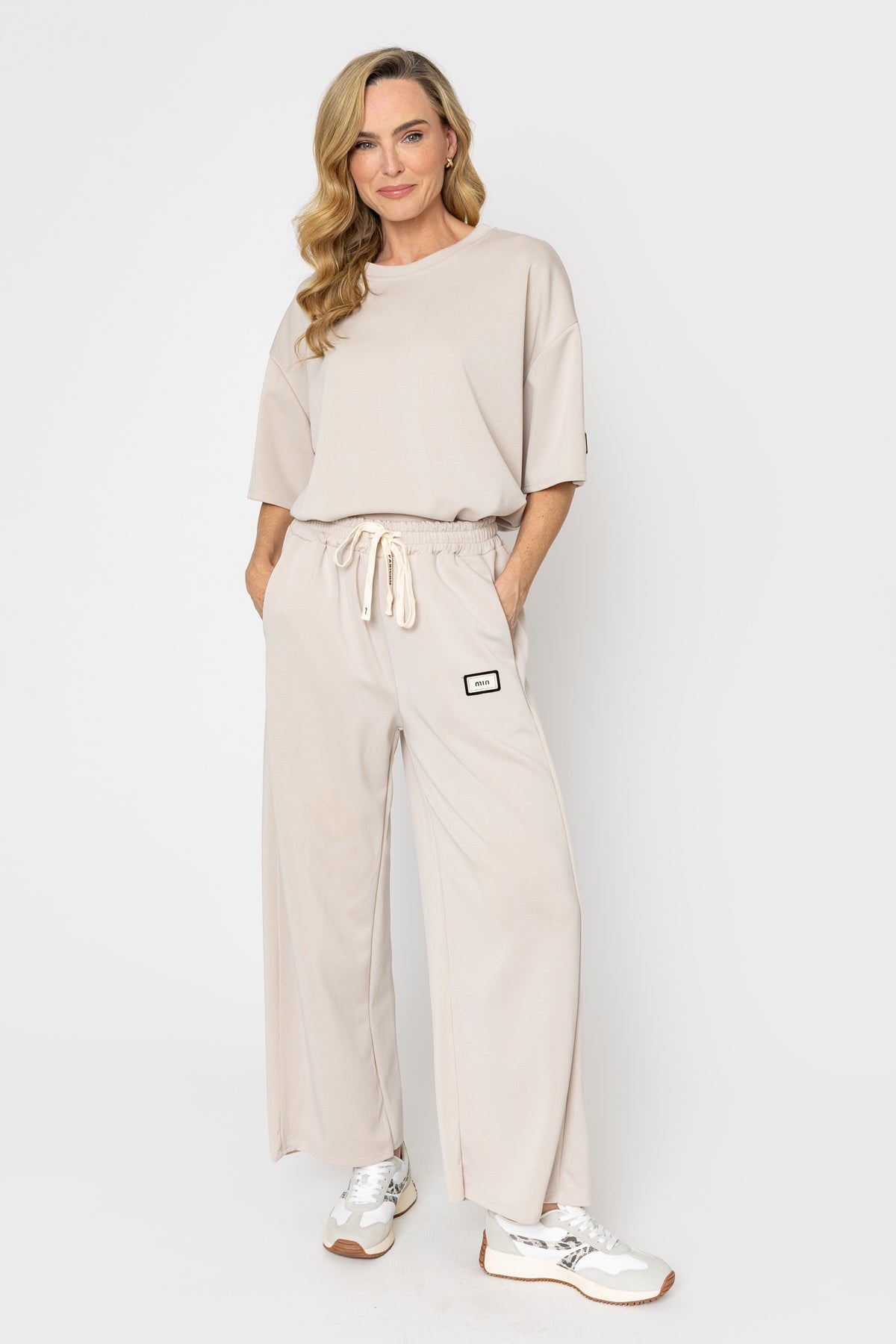 Beige Soft Touch Trousers